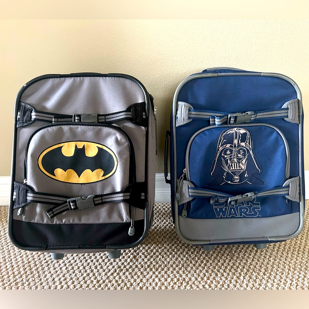 Authentic Pottery Barn kids suitcases